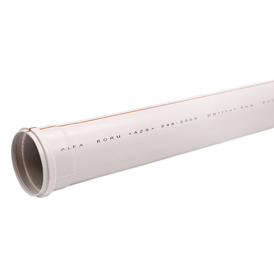 ALFA KANALİZASİYA BORUSU 1 M