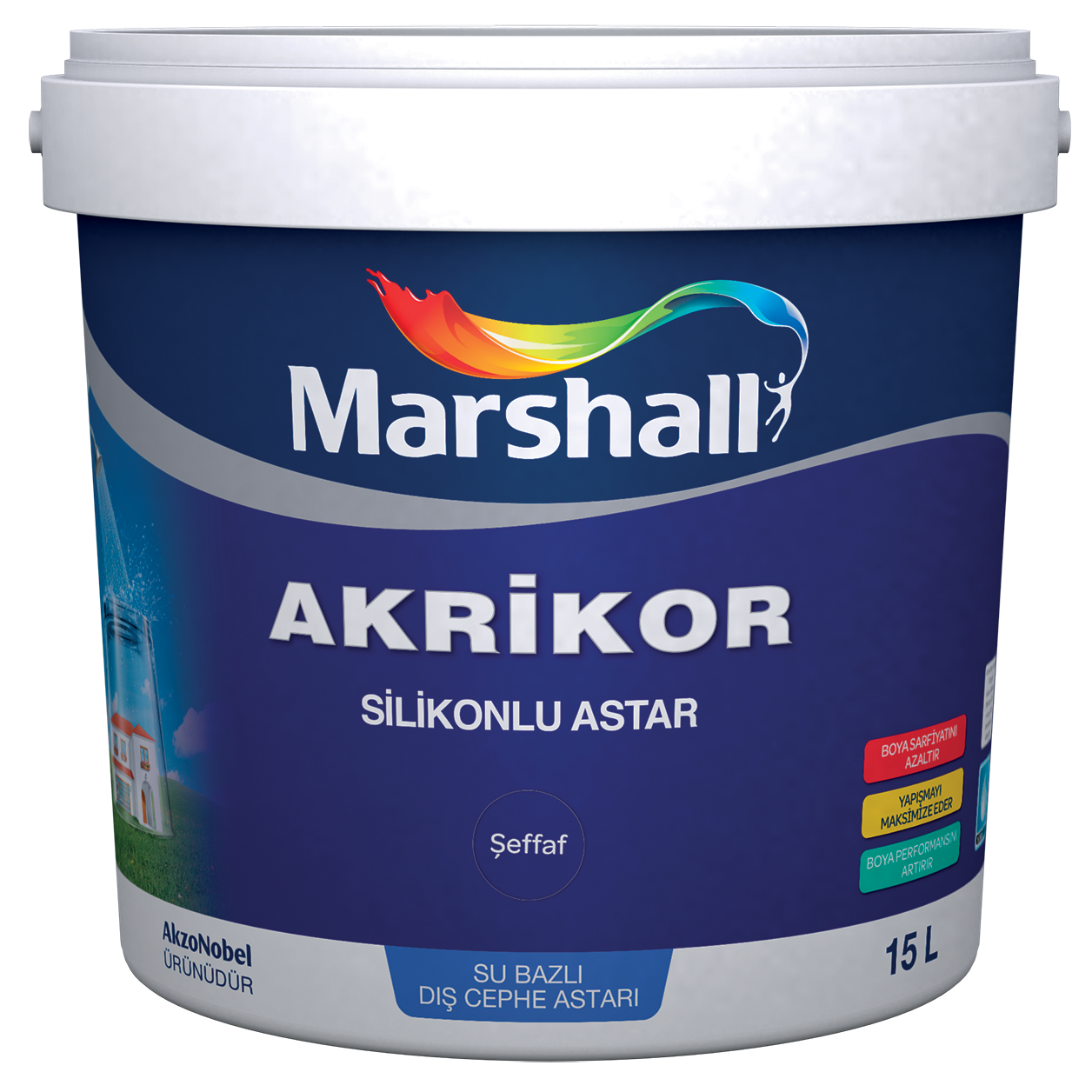 MARSHALL akrikor silikonlu astar 12.5 L