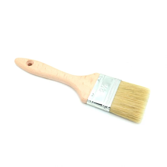 BRUSH WITH WOODEN HANDLE