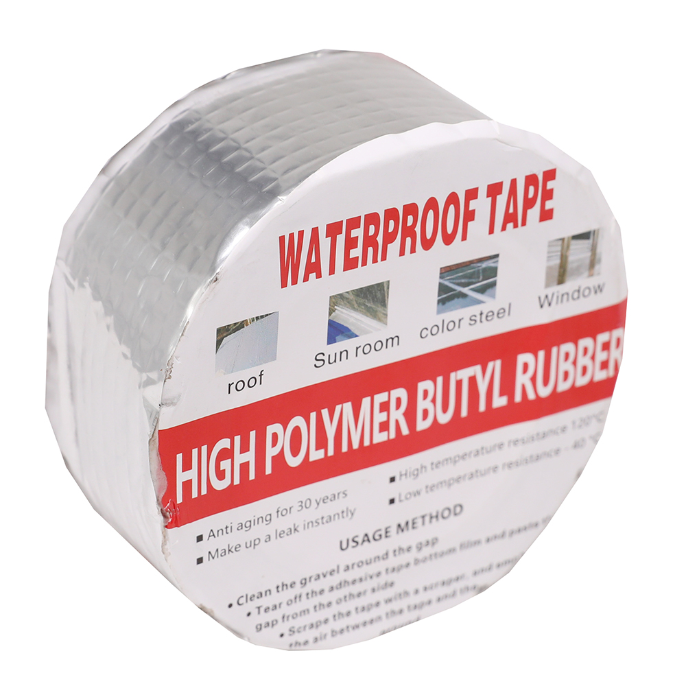 YAPIŞQANLI LENT  SUYA DAVAMLI GÜMÜŞ 5Mx100MM BT92