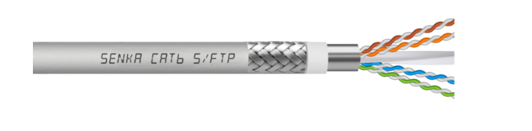 ŞENKA CAT 6 FTP 4x2x24 AWG-CCA 
