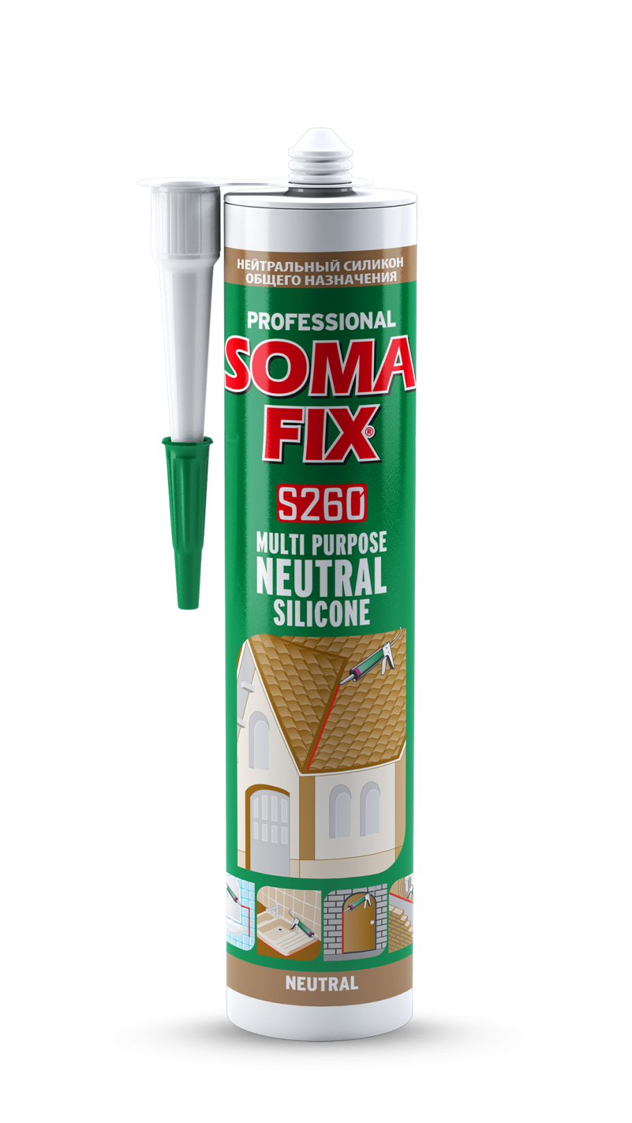 SOMAFİX NEYTRAL SİLİKON 310 ML