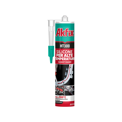 AKFIX HT300 SİLİKON QIRMIZI 310 ML