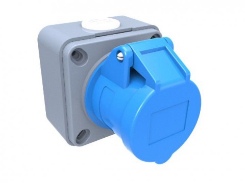 BC1-1403-2510 DIVAR PRIZI DUZ 3X16A 220V IP44 BEMİS