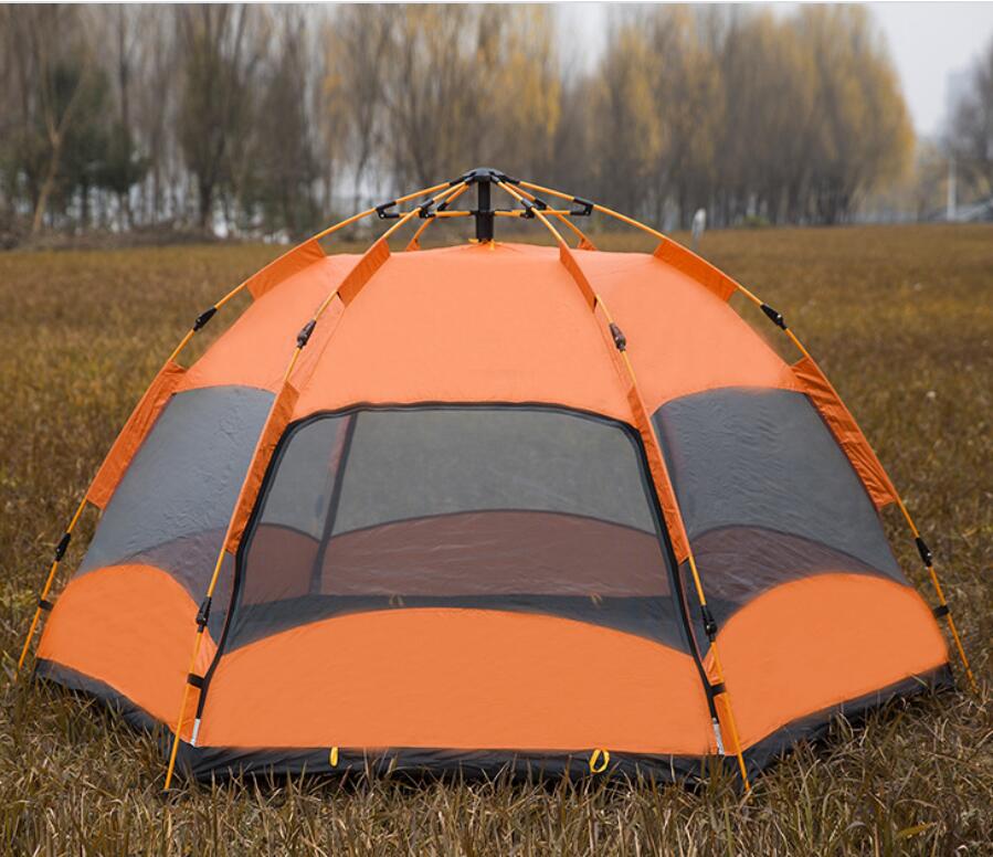Bir kliklə açılan 1-4 nəfərlik iki qatlı düşərgə səyahət çadırı